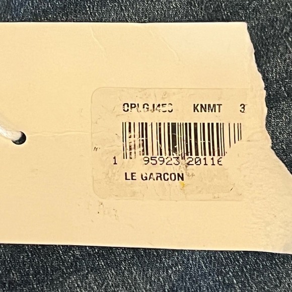 FRAME LE GARCON MID-RISE STRAIGHT-LEG ANKLE JEANS IN KINMOUNT NWT‎ WOMEN'S 32 - Picture 9 of 16